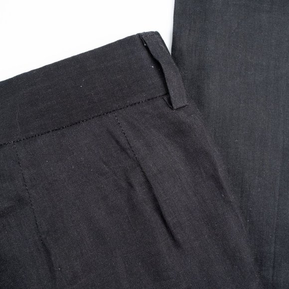 Burberry charcoal grey Italian linen Flared Tailored Trousers size 40 (U… - Picture 6 of 10